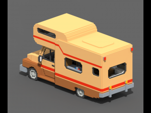 Voxel Motorhome Model 3D