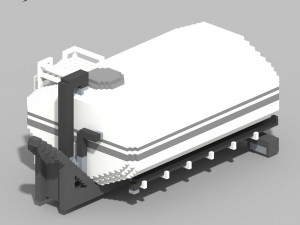 Voxel Hook lift Pack 5 Items Modello 3D