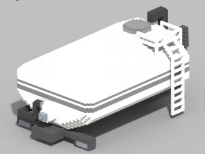 Voxel Hook lift Pack 5 Items Modello 3D