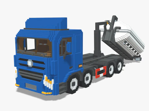 Voxel Hook lift Pack 5 Items 3D Model