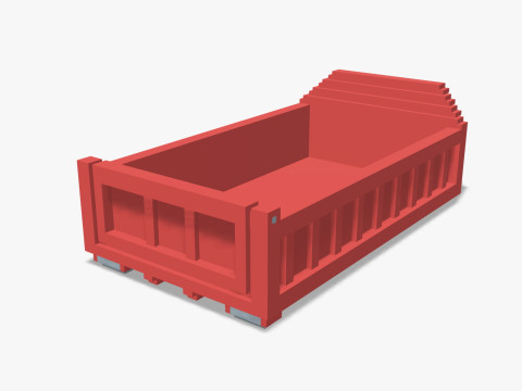 Voxel Hook lift Pack 5 Items 3D Model