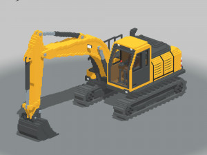 Voxel Excavator 3D 模型