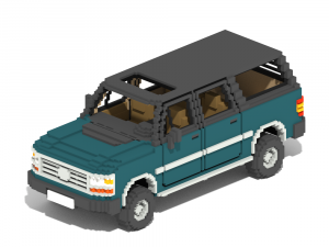 Voxel SUV Size 3 Modelo 3D