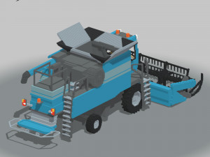 Voxel Harvester 3D Model