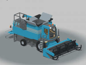 Voxel Harvester 3D Model