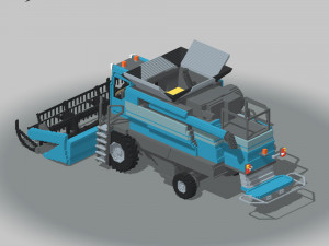 Voxel Harvester 3D Model