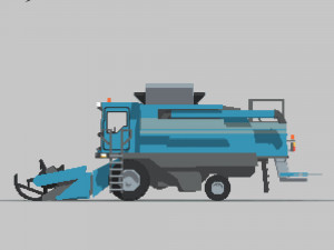 Voxel Harvester 3D Model