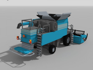 Voxel Harvester 3D Model