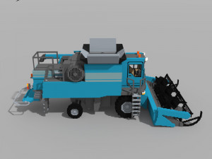 Voxel Harvester 3D Model