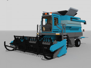Voxel Harvester 3D Model