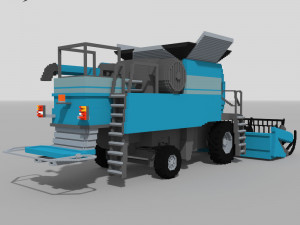 Voxel Harvester 3D Model