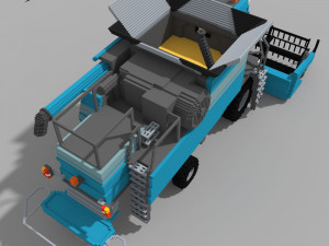 Voxel Harvester 3D Model