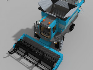 Voxel Harvester 3D Model