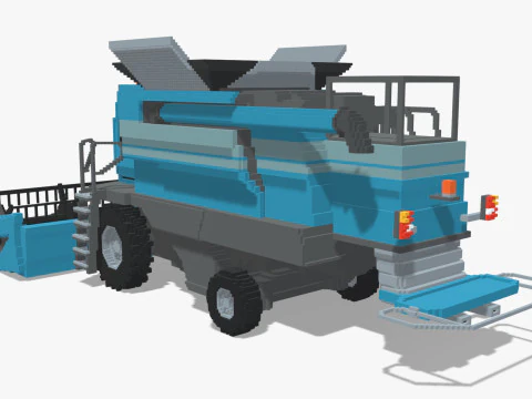 Voxel Harvester 3D Model