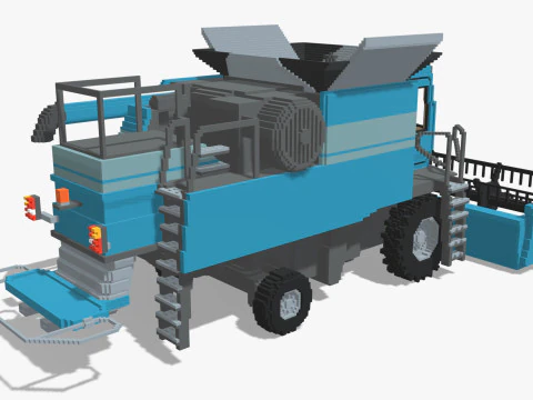 Voxel Harvester 3D Model