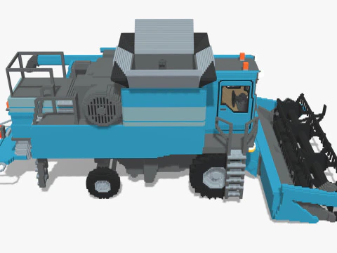 Voxel Harvester 3D Model