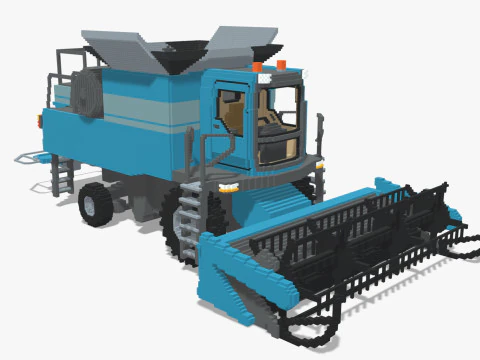 Voxel Harvester 3D Model