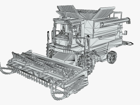Voxel Harvester Modèle 3D