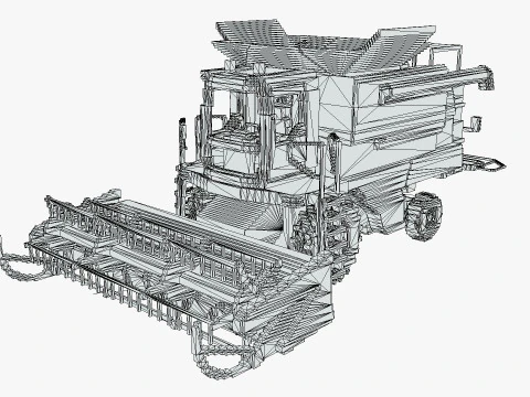 Voxel Harvester 3D Model