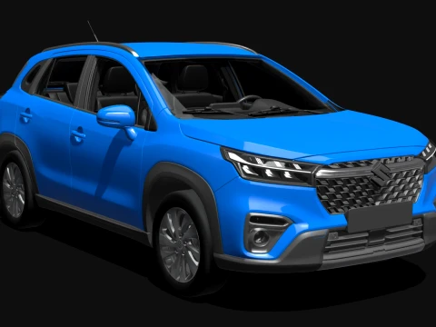 Suzuki S-Cross GLX Hybrid 2024 3D Modell