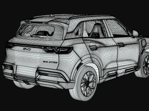BYD ATTO 2 2024 3D Model