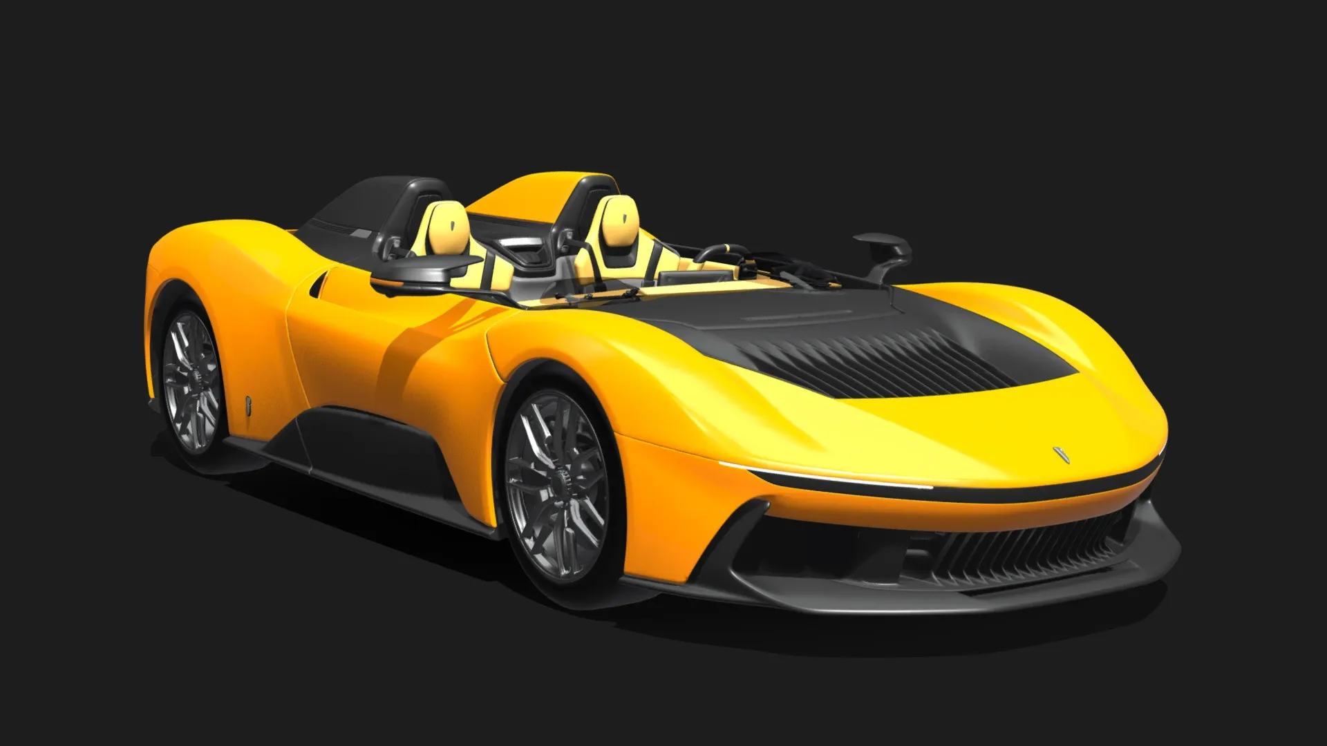 Automobili Pininfarina B95 2025 3D Model .c4d .max .obj .3ds .fbx .stl .blend 