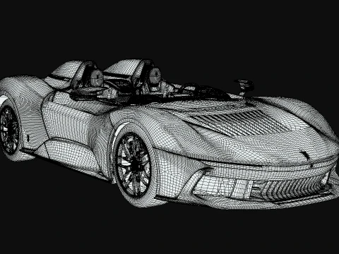 Automobili Pininfarina B95 2025 3D Model