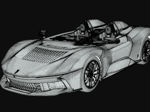 Automobili Pininfarina B95 2025 3D Model