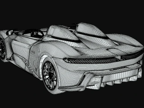 Automobili Pininfarina B95 2025 3D Model