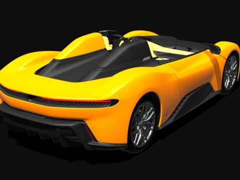 Automobili Pininfarina B95 2025 3D Model