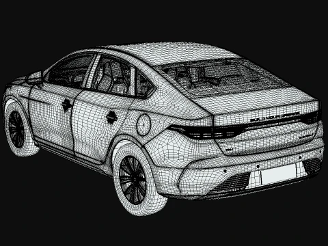 BYD Seal 5 DM-i 2025 Dynamic 3D Model