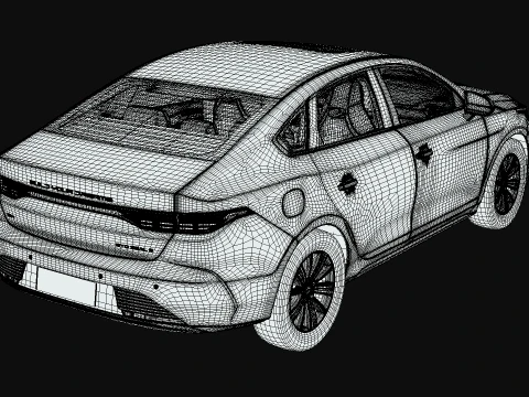 BYD Seal 5 DM-i 2025 Dynamic 3D Model