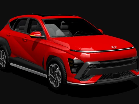 Hyundai Kona N Line 2025 3D Model