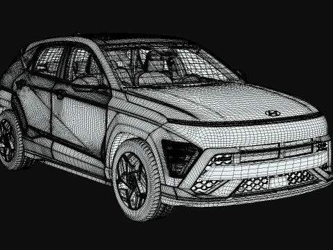 Hyundai Kona N Line 2025 3D Model