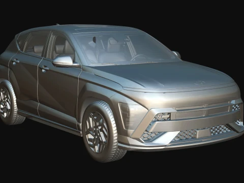 Hyundai Kona N Line 2025 3D Model