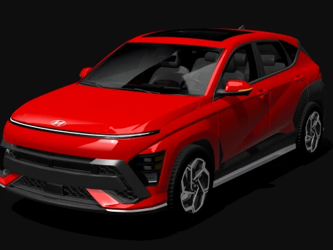 Hyundai Kona N Line 2025 3D Model