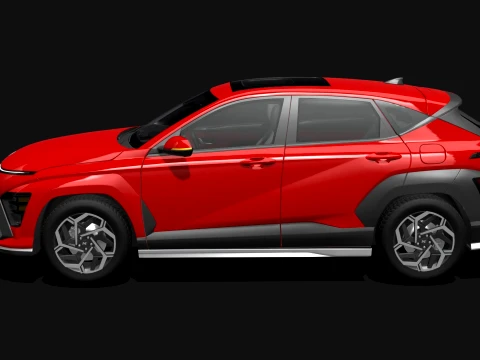 Hyundai Kona N Line 2025 3D Model