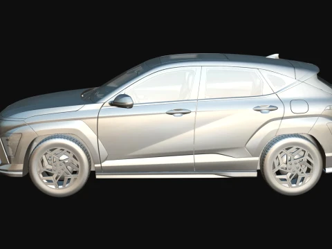 Hyundai Kona N Line 2025 3D Model