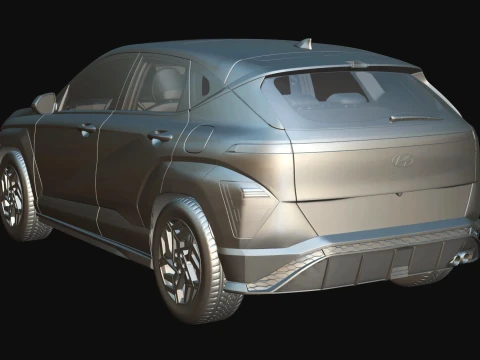 Hyundai Kona N Line 2025 3D Model