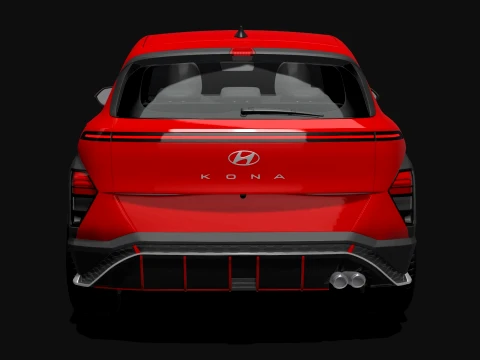 Hyundai Kona N Line 2025 3D Model