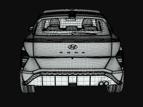 Hyundai Kona N Line 2025 3D Model