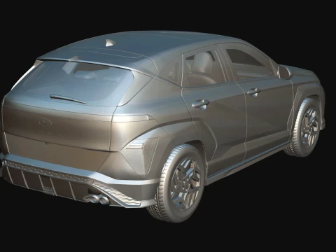 Hyundai Kona N Line 2025 3D Model