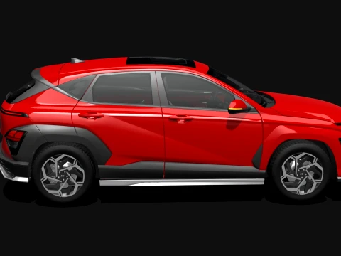 Hyundai Kona N Line 2025 3D Model