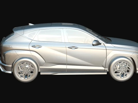 Hyundai Kona N Line 2025 3D Model