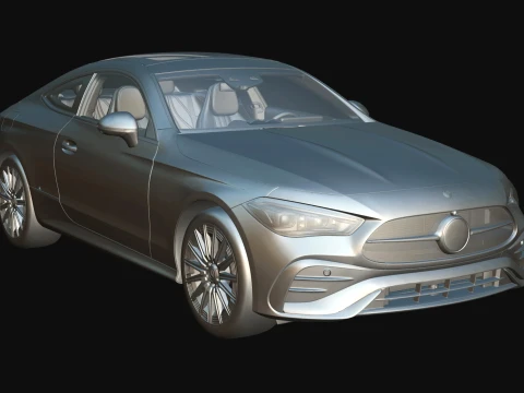 Mercedes-Benz CLE 300 2026 Coupe 3D Model