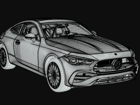 Mercedes-Benz CLE 300 2026 Coupe 3D Model