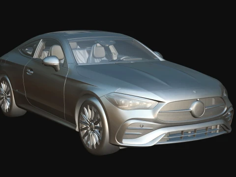 Mercedes-Benz CLE 300 2026 Coupe 3D Model
