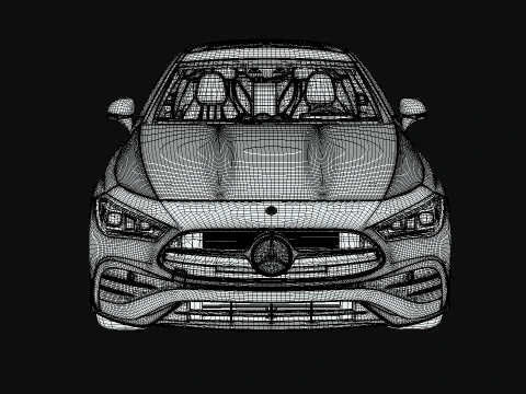 Mercedes-Benz CLE 300 2026 Coupe 3D Model
