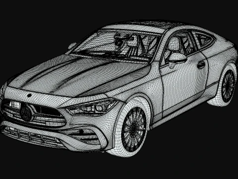 Mercedes-Benz CLE 300 2026 Coupe 3D Model
