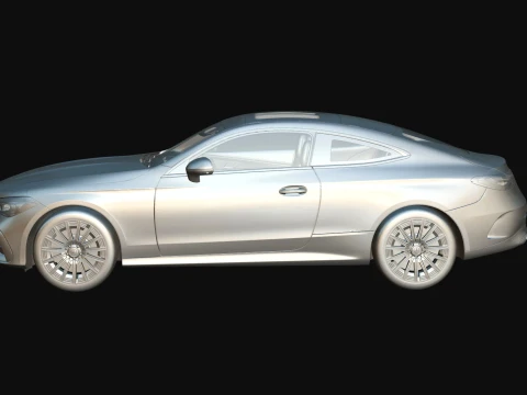 Mercedes-Benz CLE 300 2026 Coupe 3D Model
